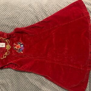 Disney Store Elena of Avalor Fancy Party Dress Girl Costume Gown Red size 7/8